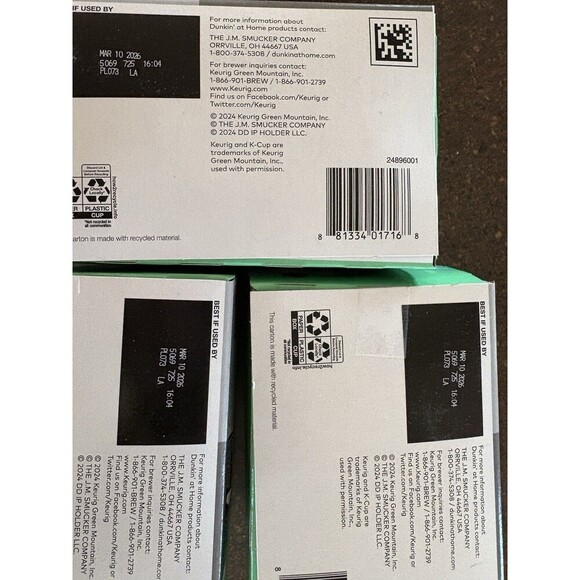 NEW Dunkin’ MINT CHIP Dark Roast Coffee Keurig K-Cups 3 - 10ct Packs  EXP 3/2026 - Picture 5 of 6